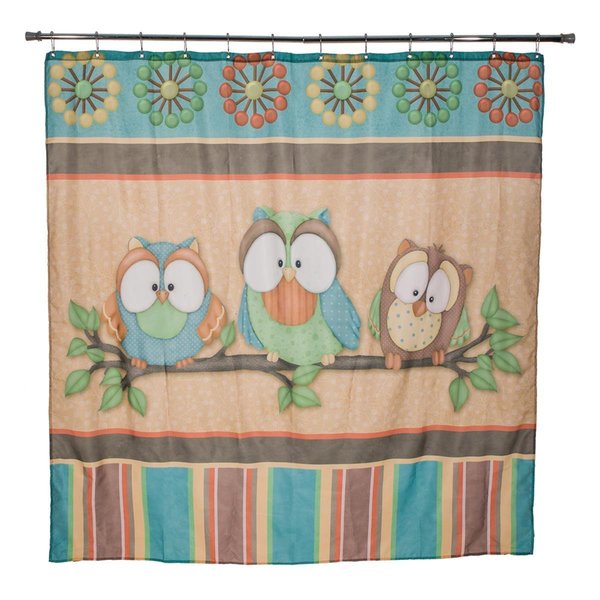 Designed To Furnish Whos Hoo Shower Curtain DE2527399